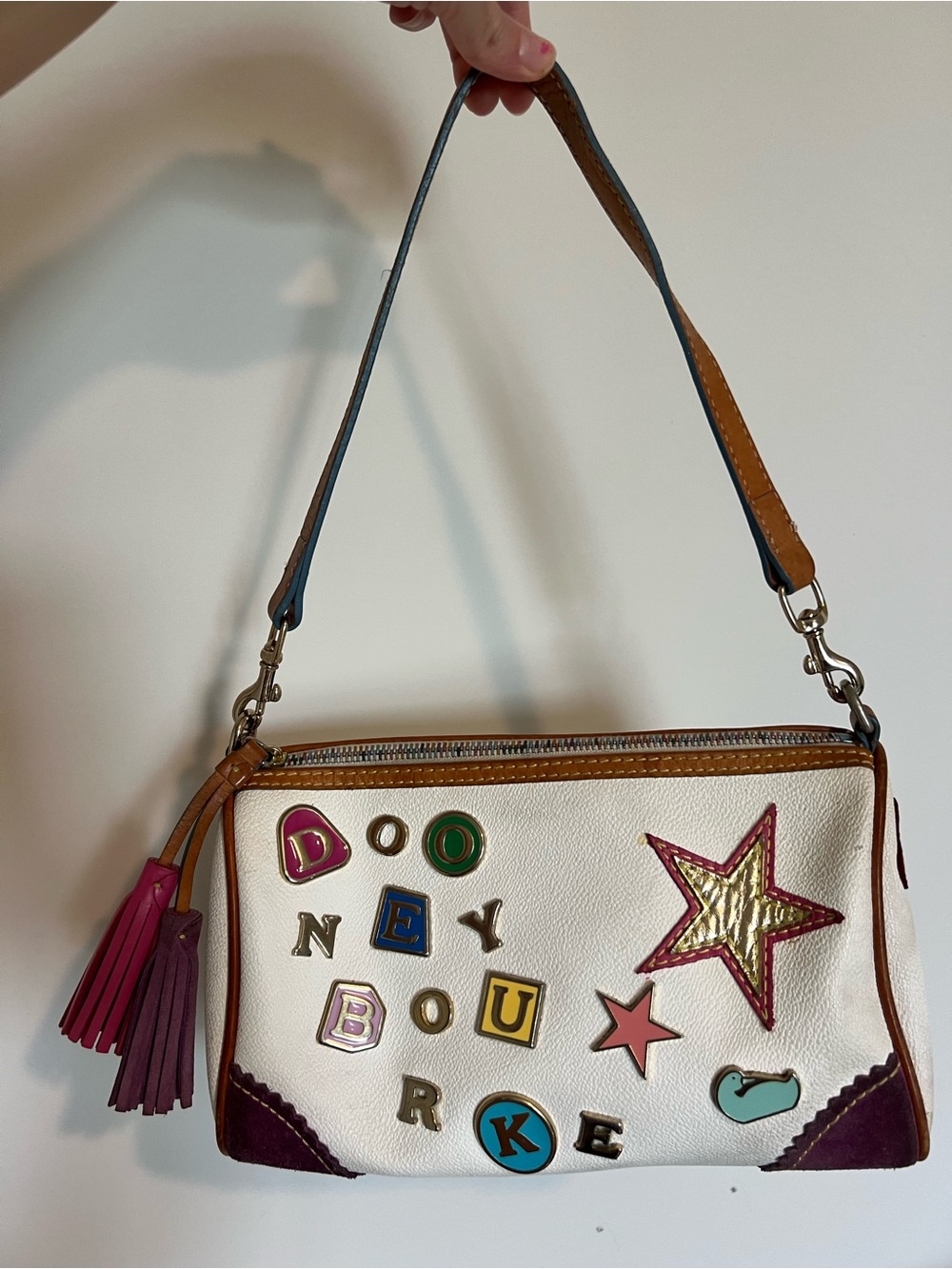 Dooney & Bourke Vintage Lindsay Lohan Alphabet Charms Bag #2 Y2K